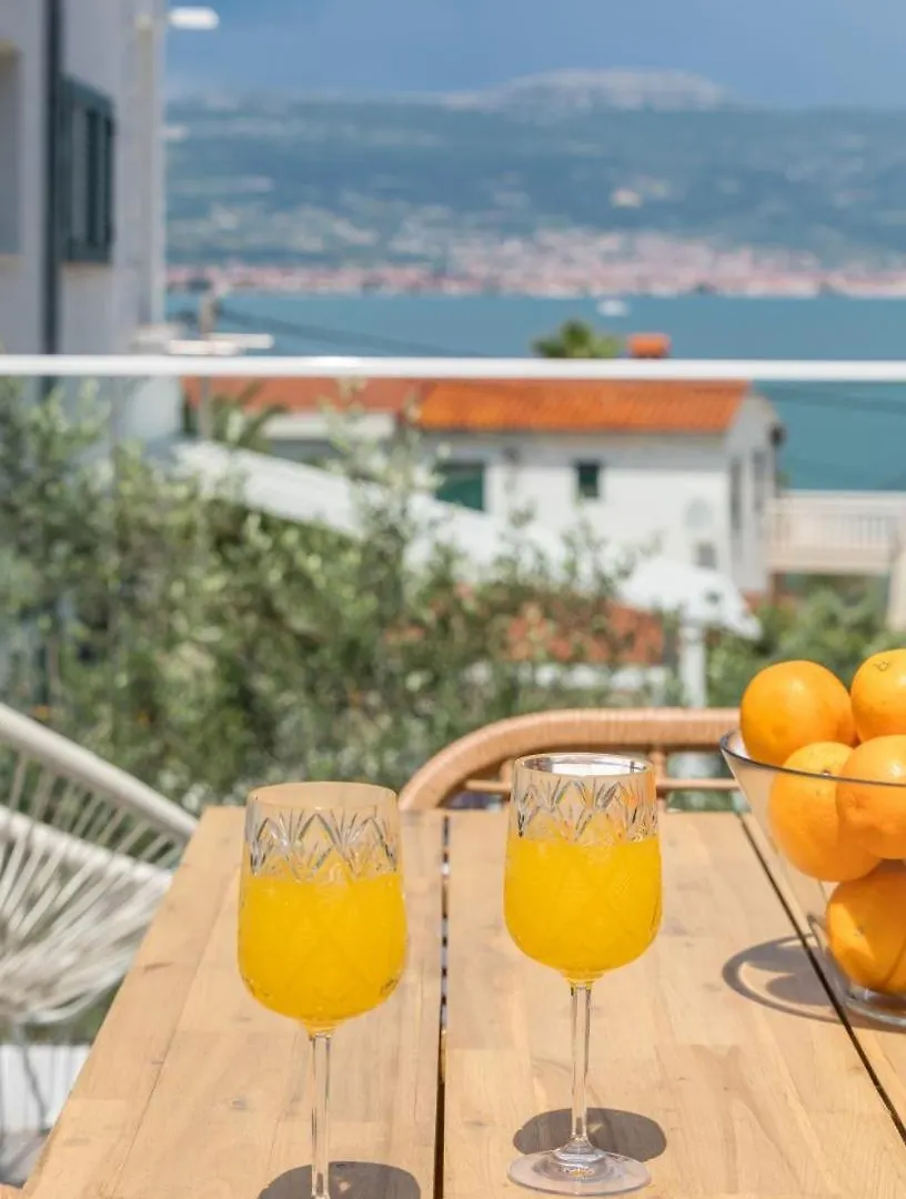 Apartment In Arbanija With Sea View, Terrace, Air Conditioning, Wifi 5139-2 Trogir Croatia